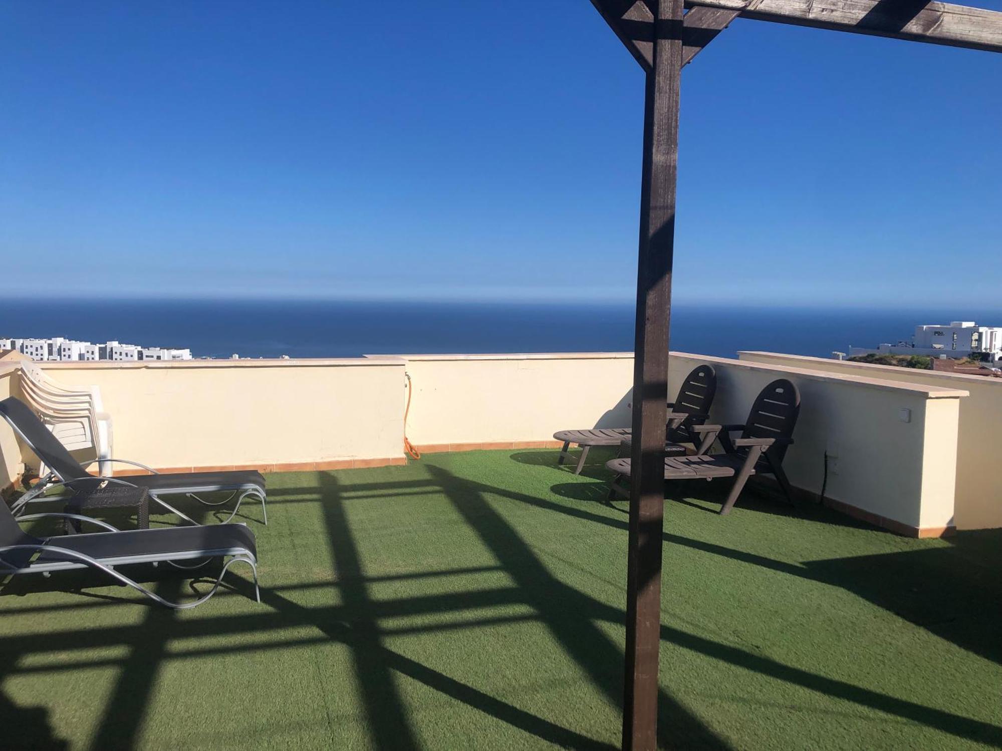 Ático duplex en Benalmádena vistas al mar y montaña dos habitaciones Esterno foto